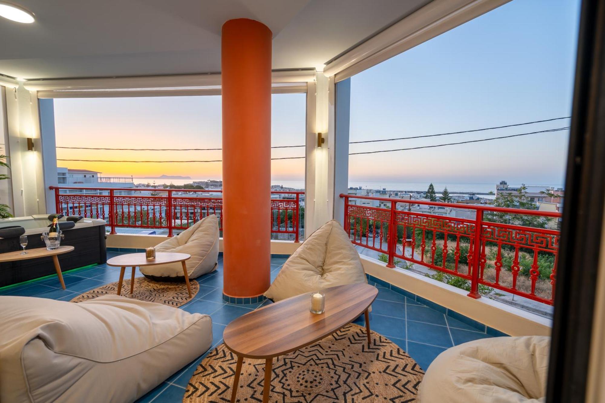 Vdg Luxury Seafront Residence Rethimnon Buitenkant foto